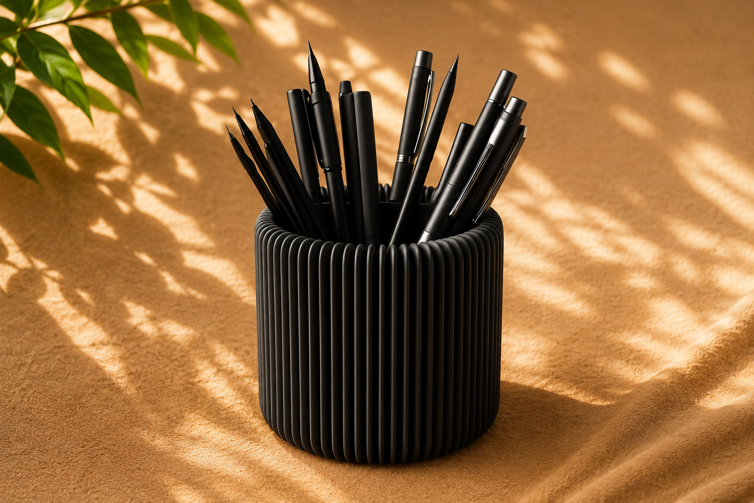 Organizador de Mesa Canelado Moderno